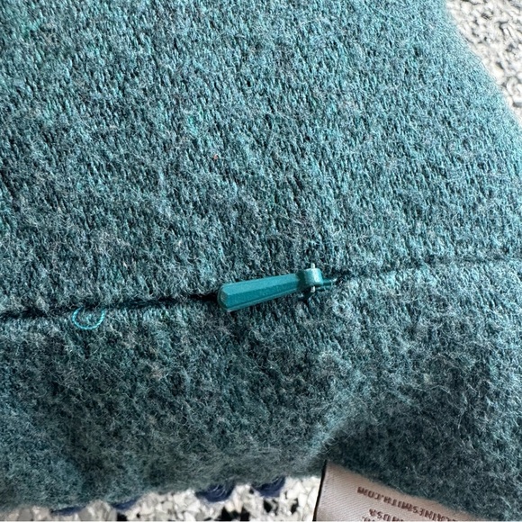 Elaine Smith Outdoor Ripple Deep Sea Outdoor Pillow - Picture 3 of 5